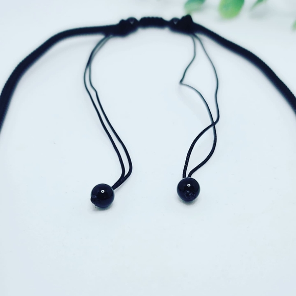 Black Obsidian Pixiu Carving Unisex necklace ✨ - Picture 4 of 5